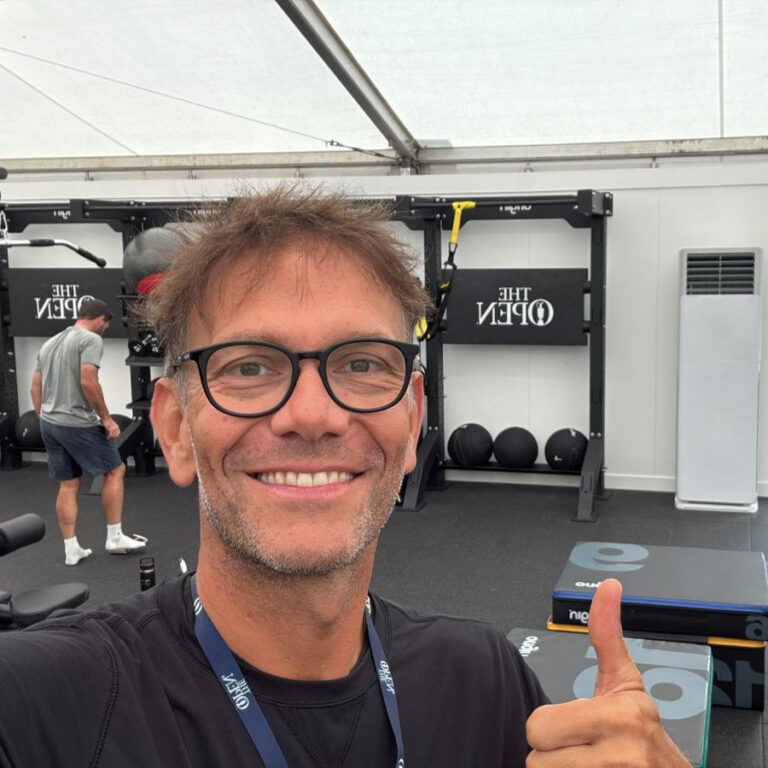 sergio manenti allenamento golf the open